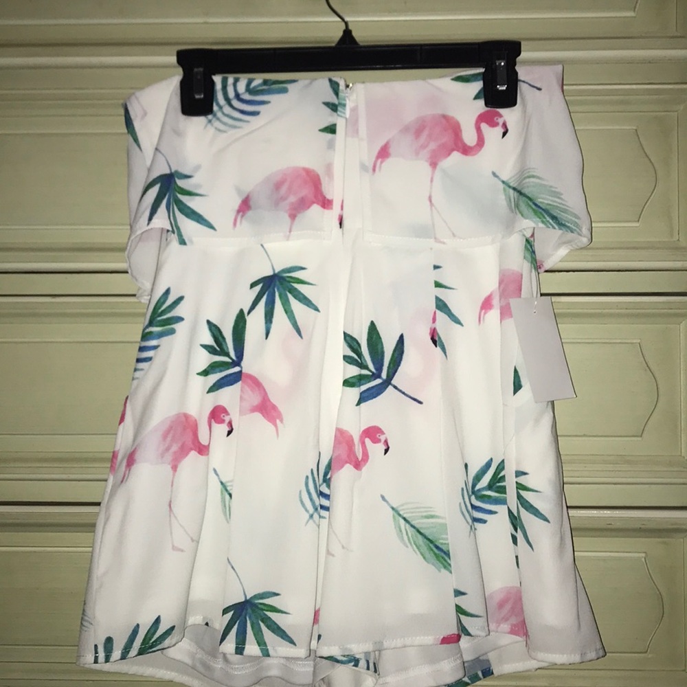 strapless romper - Picture 3 of 5